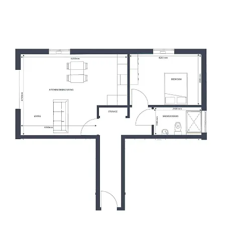 公寓 Penley's Mews - Centre + Free Private Parking